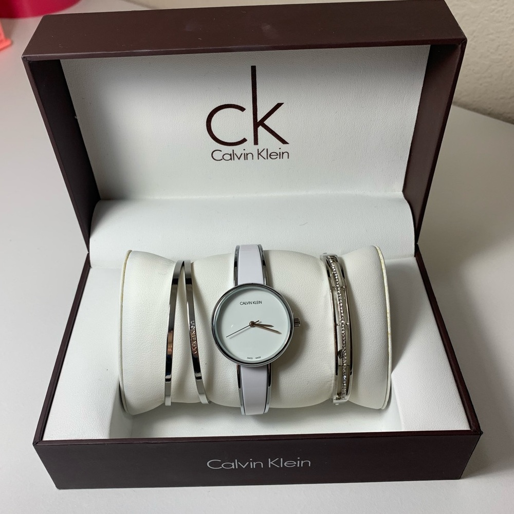 New Calvin Klien watch and bracelets
